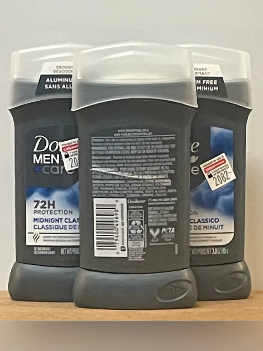 Dove Men+Care 72H Protection Deodorant - Midnight Classico (Pack of 3)